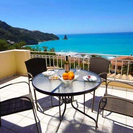 Natalia Apartment B With Panoramic Sea Views Of Agios Gordios Bay Dış mekan fotoğraf