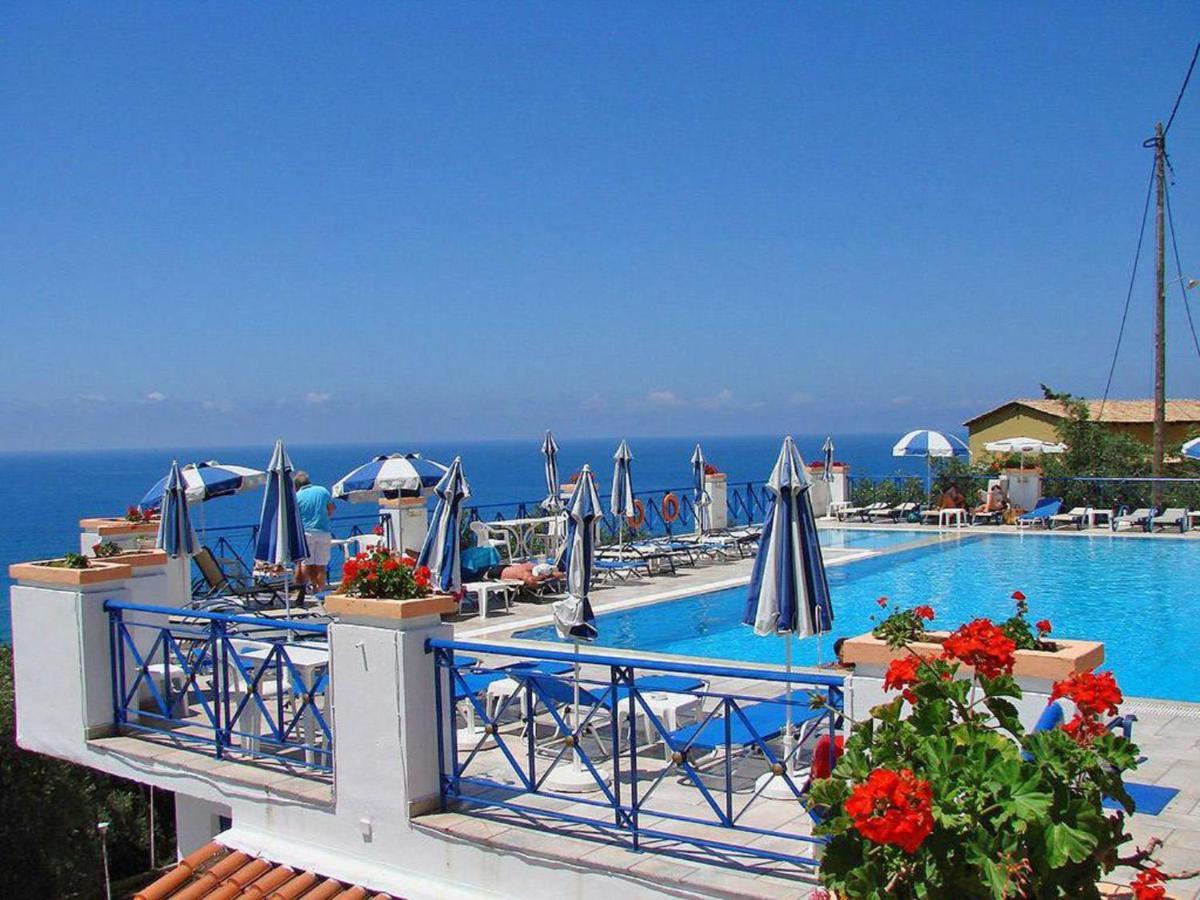 Natalia Apartment B With Panoramic Sea Views Of Agios Gordios Bay Dış mekan fotoğraf