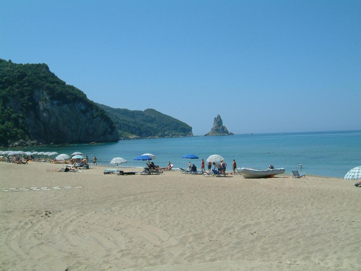 Natalia Apartment B With Panoramic Sea Views Of Agios Gordios Bay Dış mekan fotoğraf