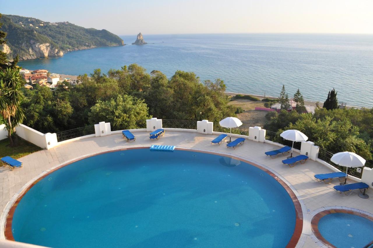 Natalia Apartment B With Panoramic Sea Views Of Agios Gordios Bay Dış mekan fotoğraf