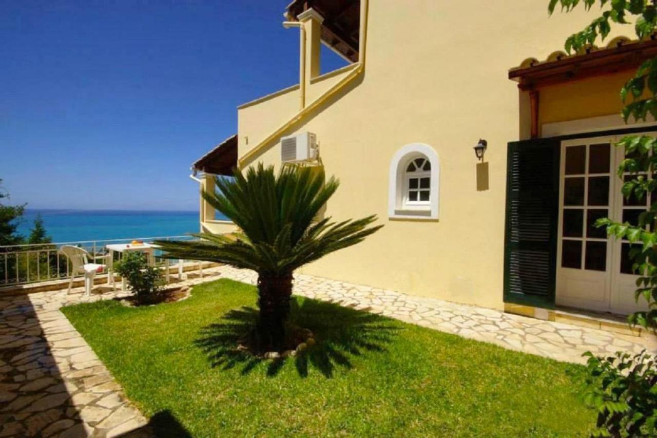 Natalia Apartment B With Panoramic Sea Views Of Agios Gordios Bay Dış mekan fotoğraf
